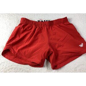Varsity Cheer Red Athletic Shorts Womens Small Polyester/Spandex Blend*EUC